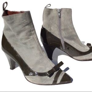 Marc Jacobs gray oxford Boots 36 1/2 steampunk